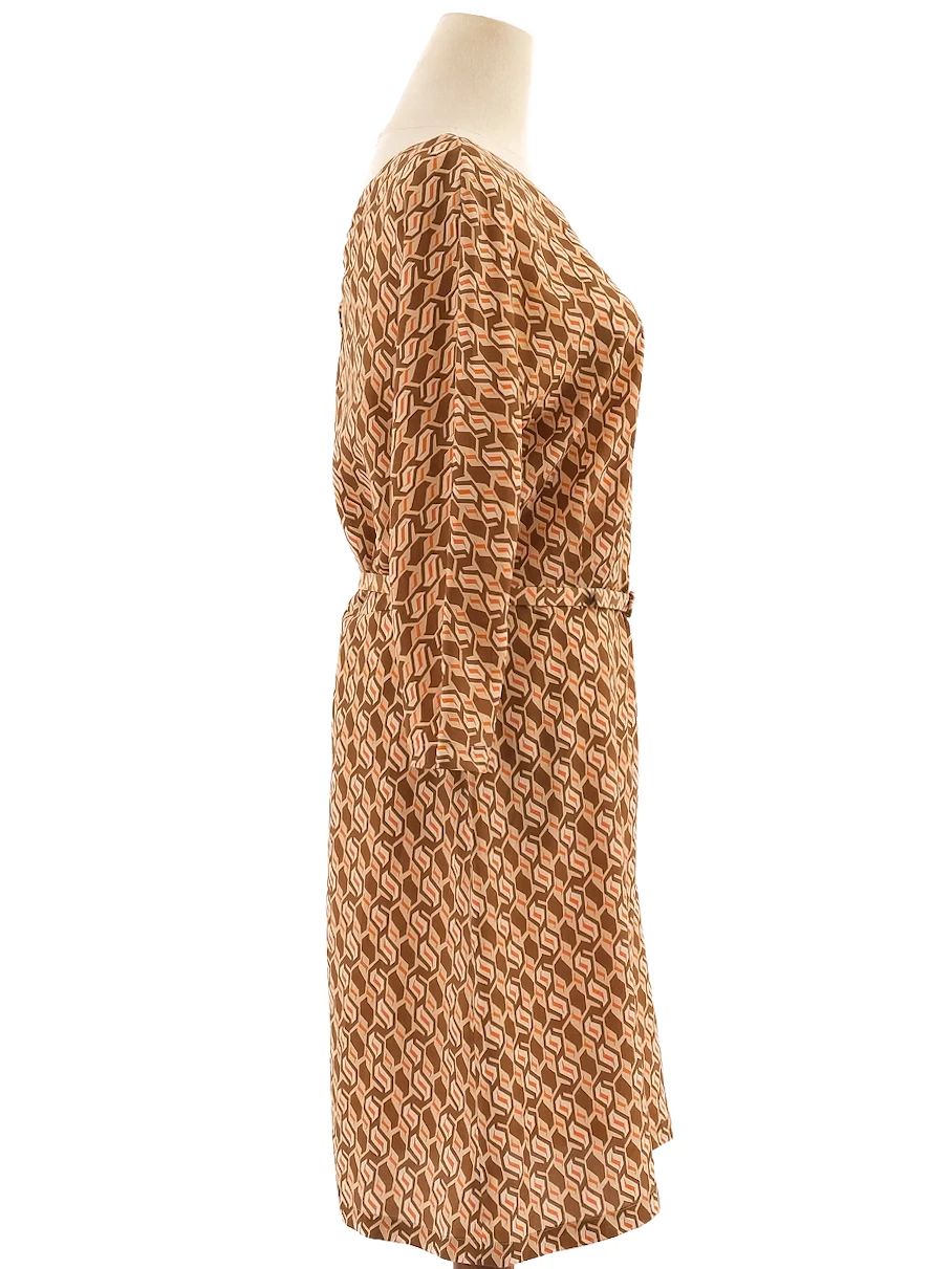 excellent tara jarmon womenõs dress m combined geometric pattern