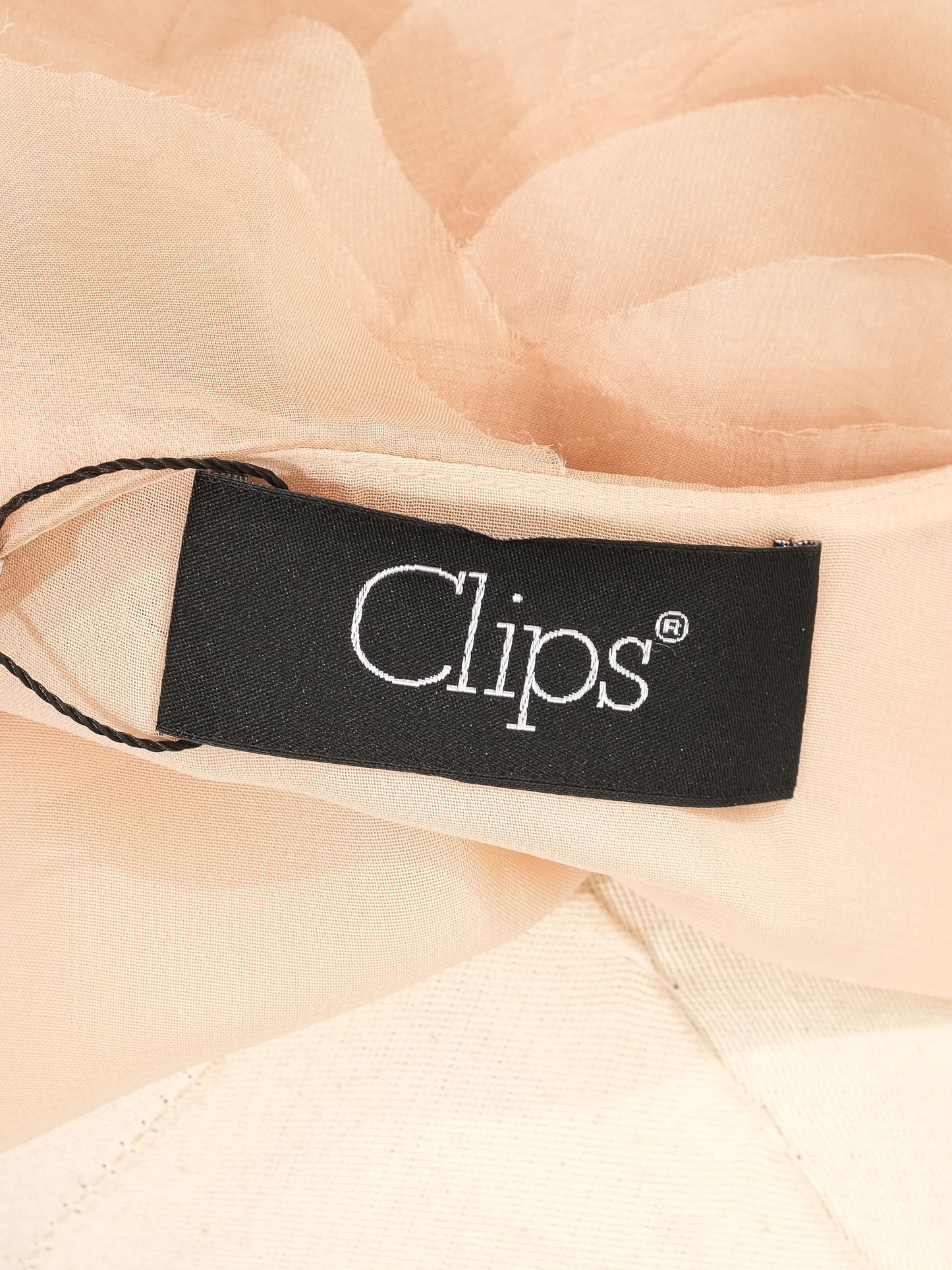 excellent clips sleeveless dress layered scalloped design xl combined color