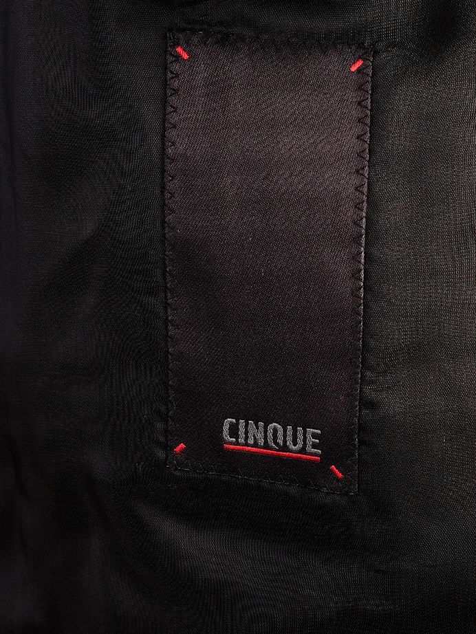 excellent cinque black suit size m viscose jacket & pants set