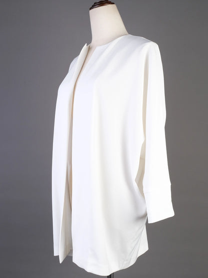 Excellent Pinko White Triacetate Jacket Cardigan Size S