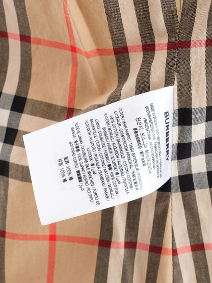 Burberry Orange Cotton Women's Trench Coat - Perfect Condition