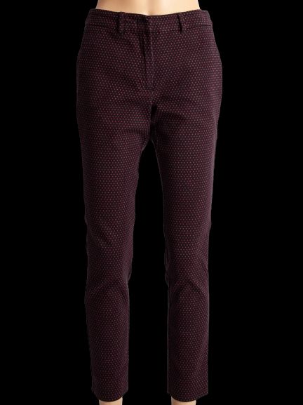 excellent marella slim-fit polka dot nylon pants in combined colors