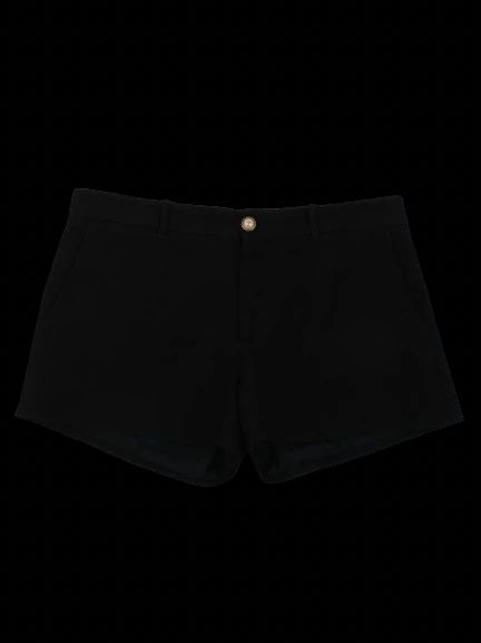 excellent gucci black wool shorts for women made in italy