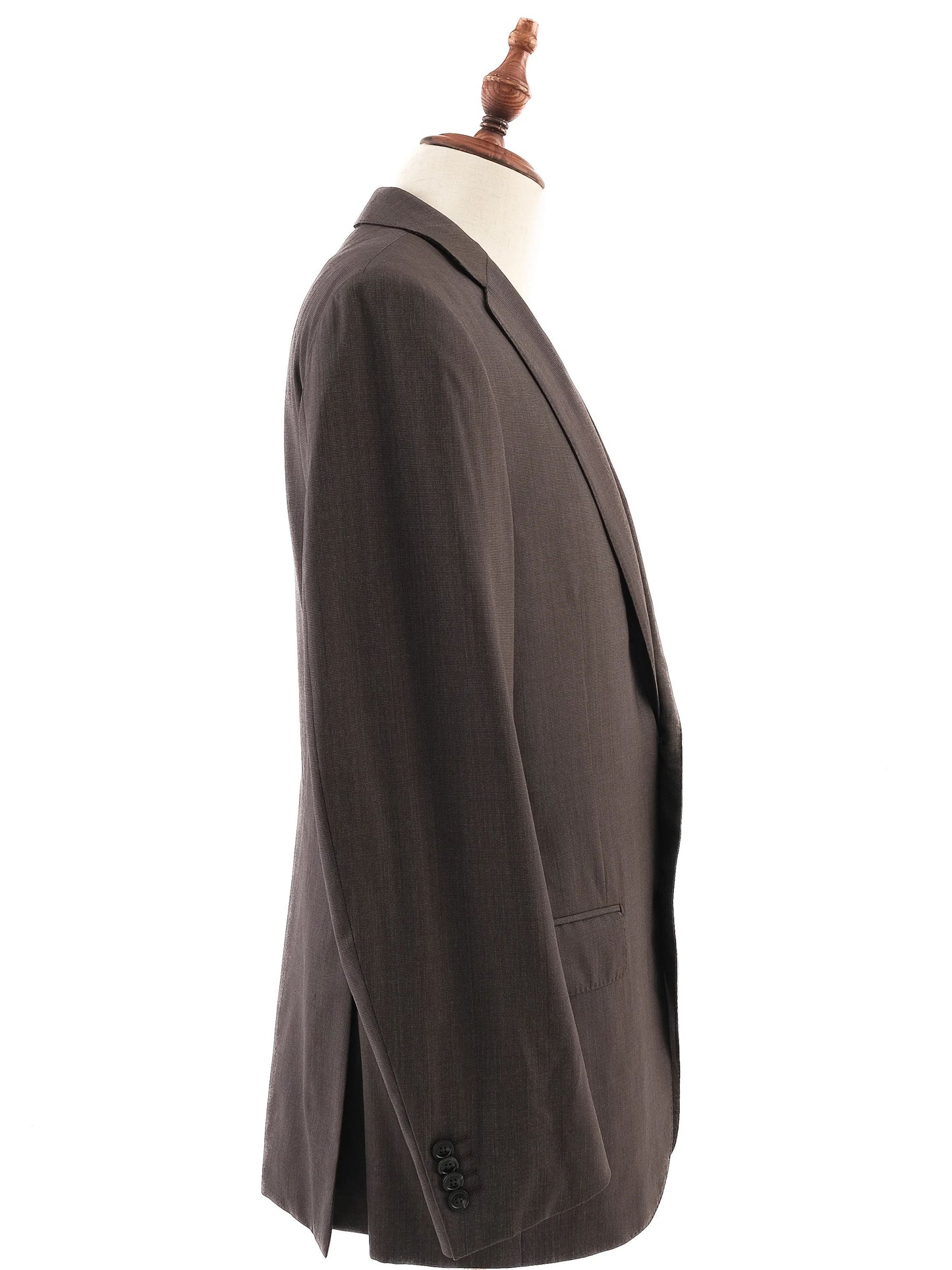 perfect ermenegildo zegna gray wool suit jacket size m