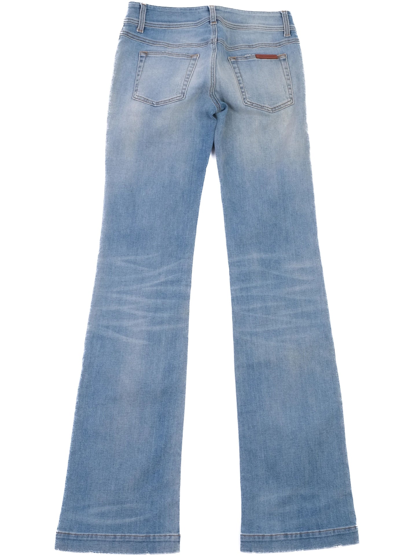 new dolce gabbana flared light blue jeans size m denim fit cool
