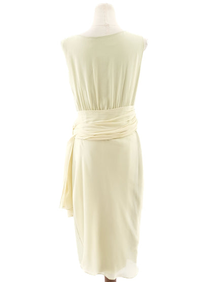 MAX MARA Green Viscose Sleeveless Dress Size XL - Excellent Condition