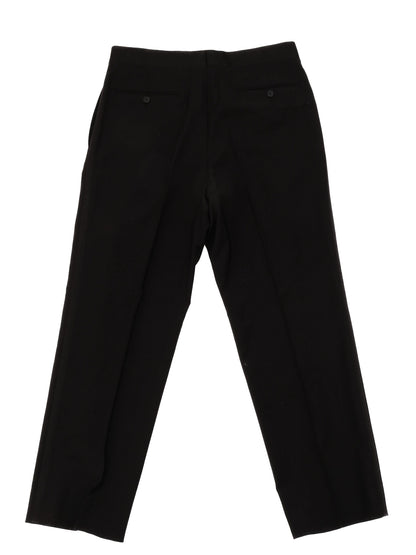 Excellent Pal Zileri Black Wool Trousers Men's Size M