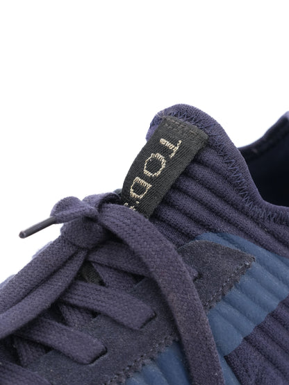 Excellent Tod's Navy Blue Textile Sneakers Size 37 Athletic Casual