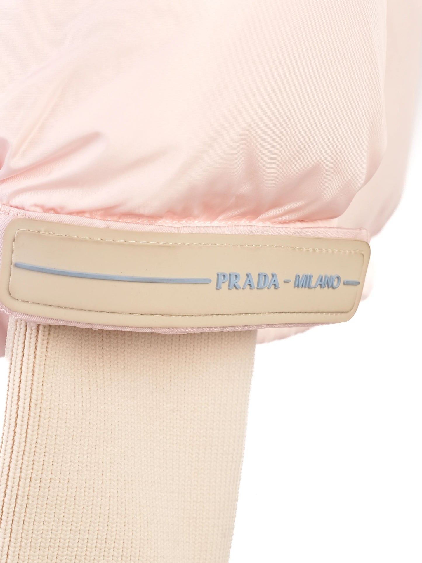 perfect prada pink nylon puffer jacket size xs for women