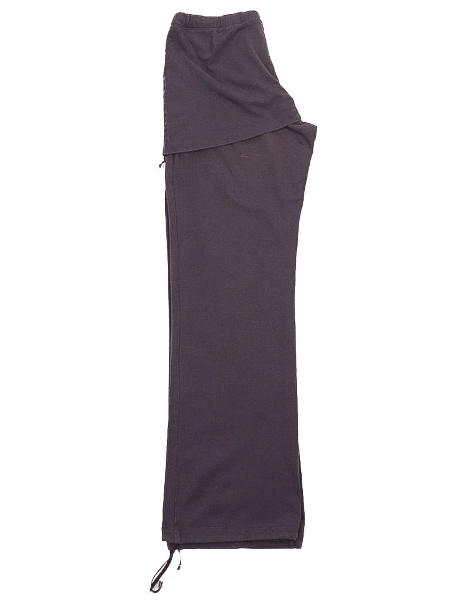 excellent adidas stella mccartney gray pants with skirt overlay size s