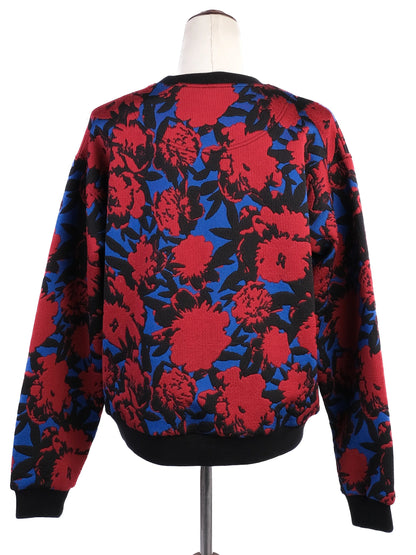 ETRO Floral Patterned Sweater Black Size S Excellent Condition