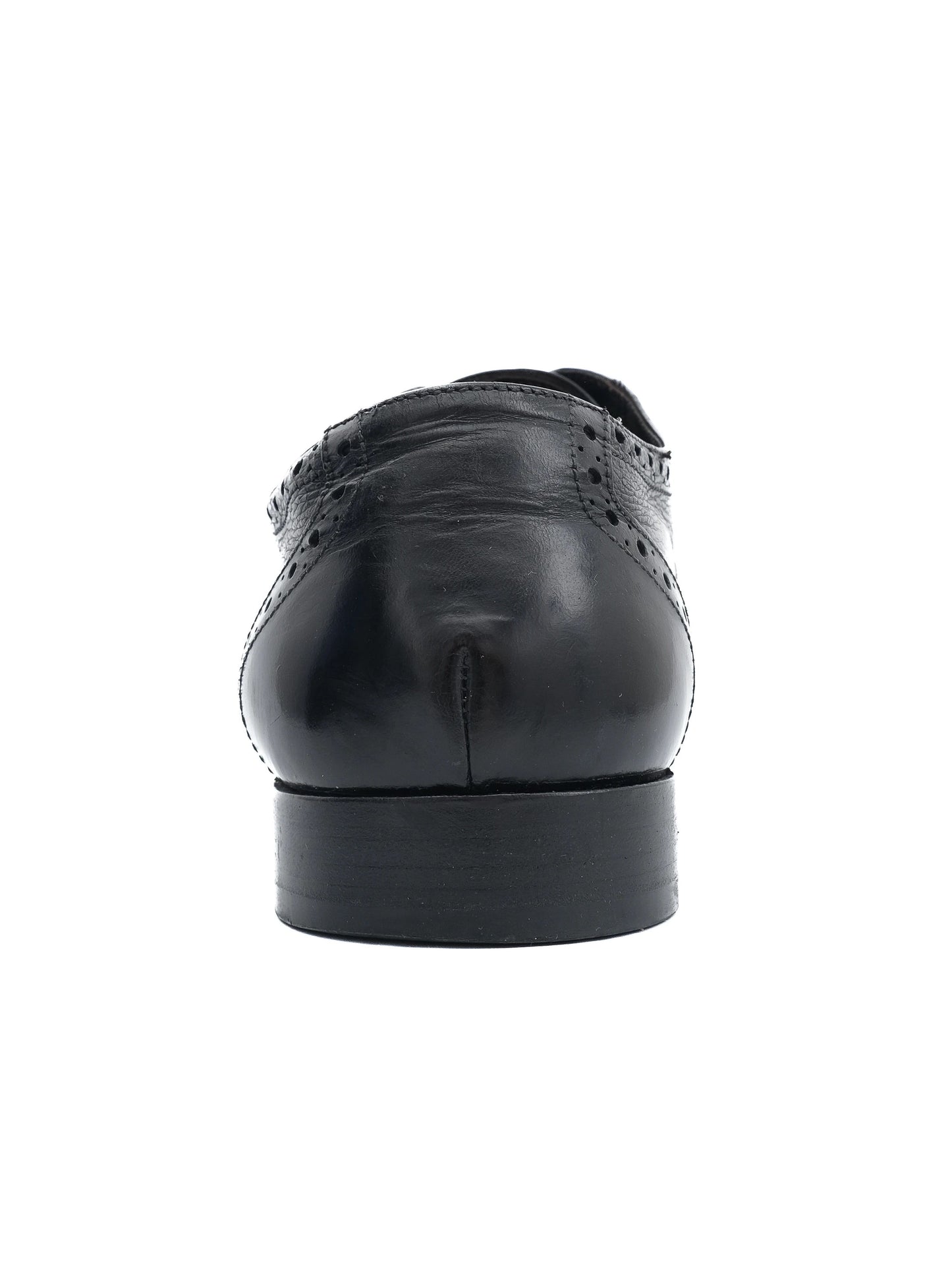 excellent paciotti black leather brogue shoes size 41