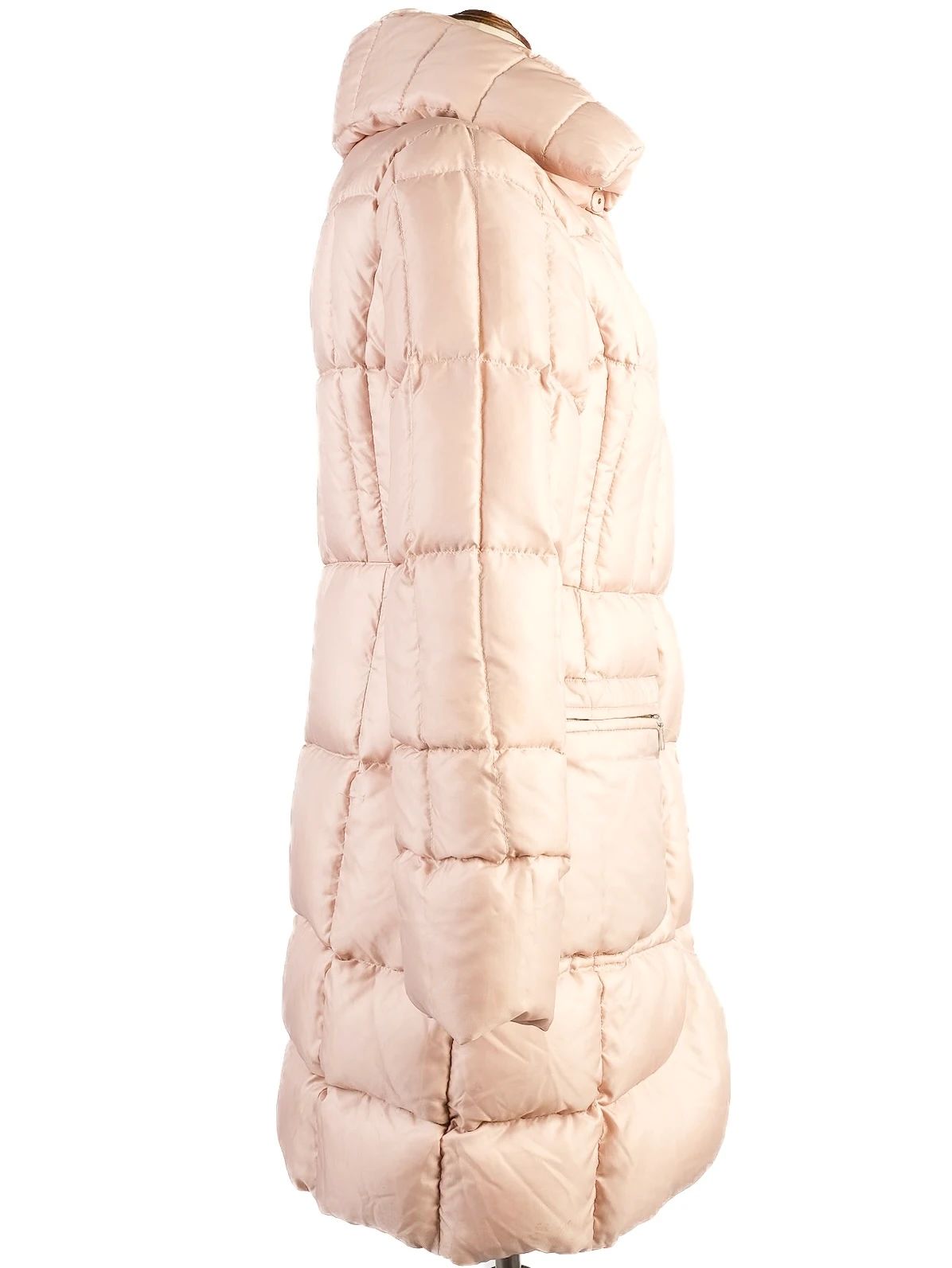 trussardi women's white nylon puffer coat xs excellent condition