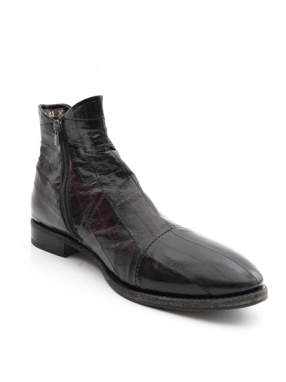 Excellent Fabi Black Leather Ankle Boots Size 43 with Zipper