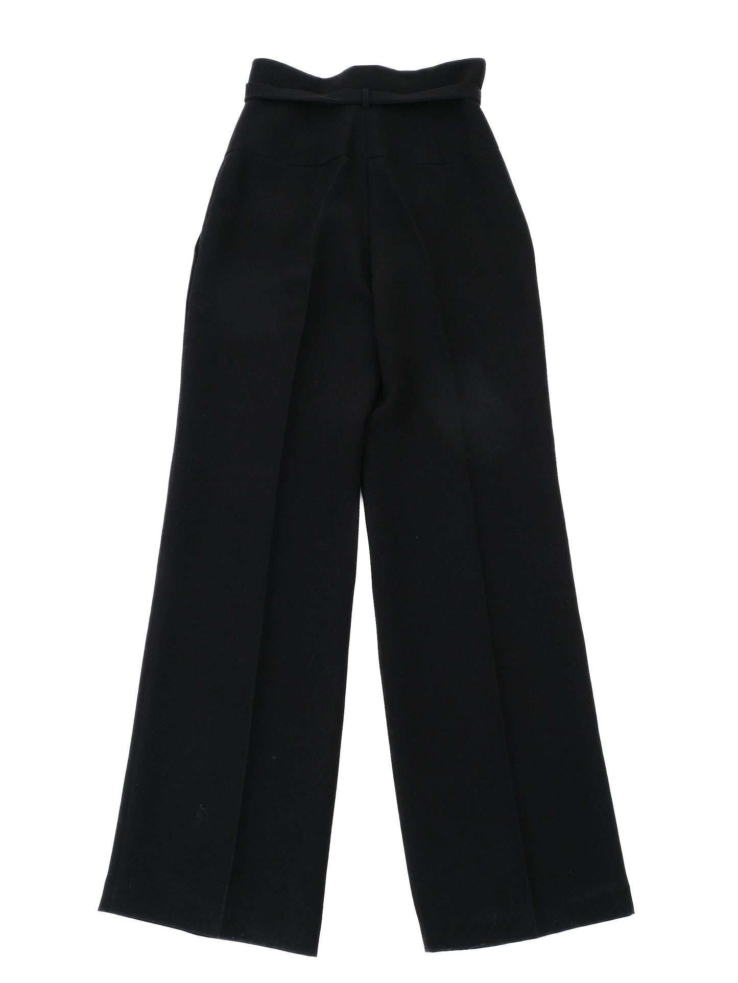 excellent luisa spagnoli black high-waisted pants size l