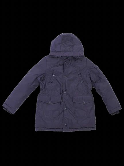 excellent moncler blue winter jacket for kids size 14