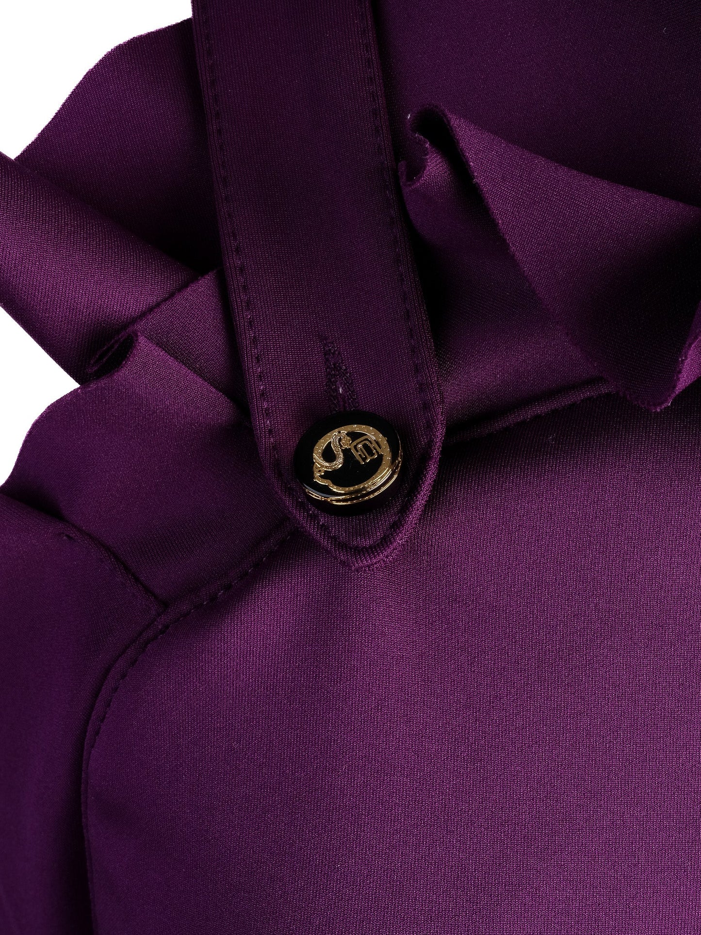 excellent class roberto cavalli purple sleeveless dress size xl