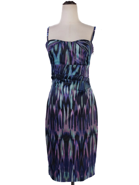 Karen Millen Sleeveless Dress Excellent Condition Abstract Print