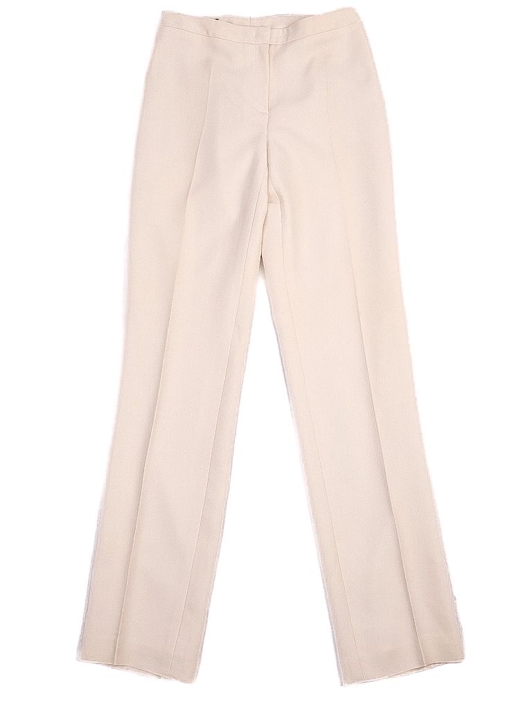 perfect escada women's white wool pants size 34