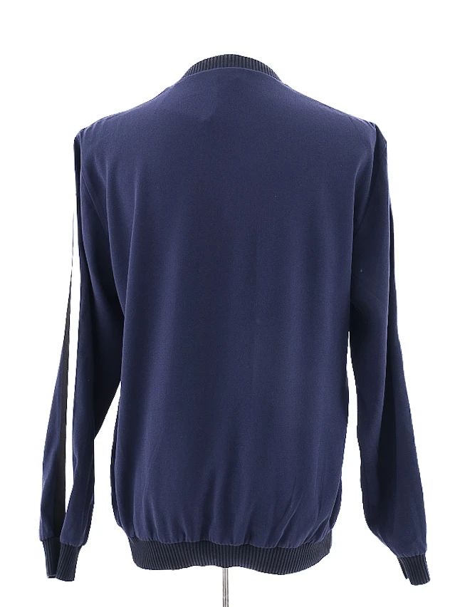 excellent kenzo blue sweatshirt s with eye design and ribbed cuffs