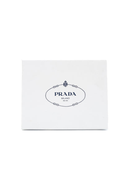 NEW Prada Gray Wool Kids Beanie and Scarf Set Size M