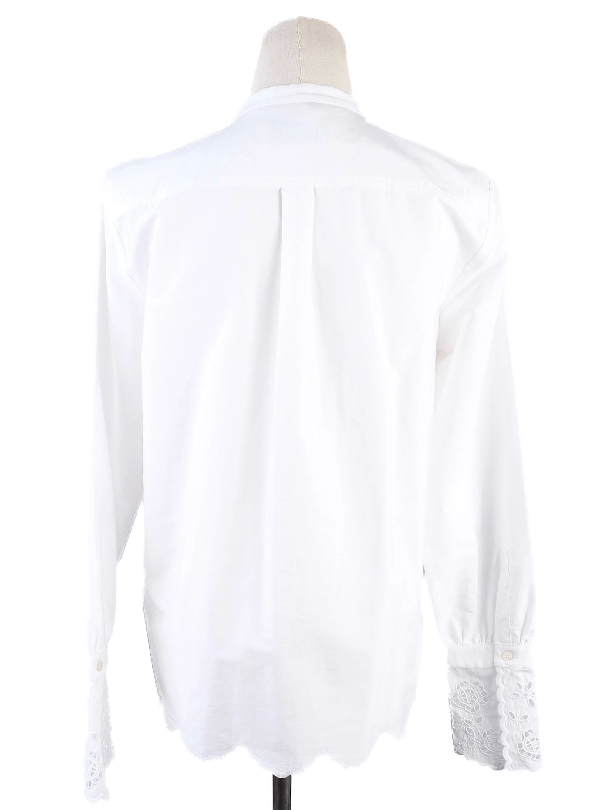 weekend maxmara white cotton blouse xs excellent condition