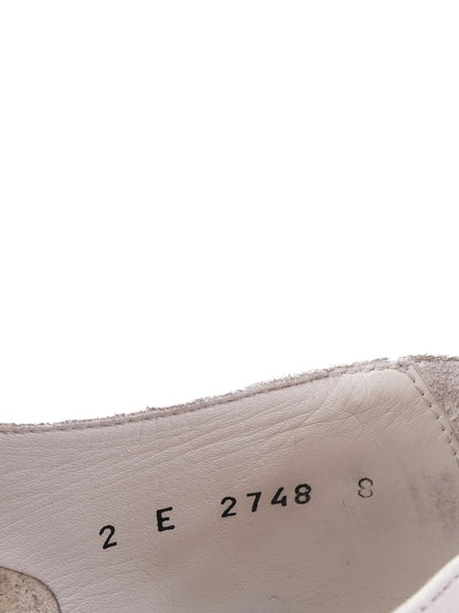 Average Condition Saint Laurent White Fabric Dress Shoes Size 43