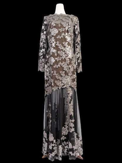 NEW Tadashi Elegant Long Sleeve Dress Combined Size M