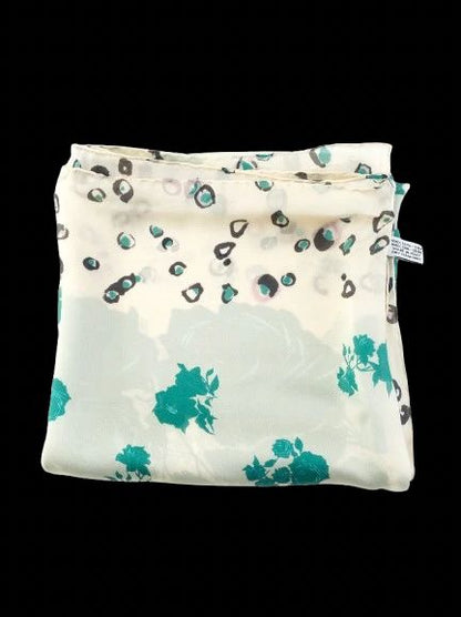 Excellent Antonio Marras Silk Scarf Combined Floral Pattern