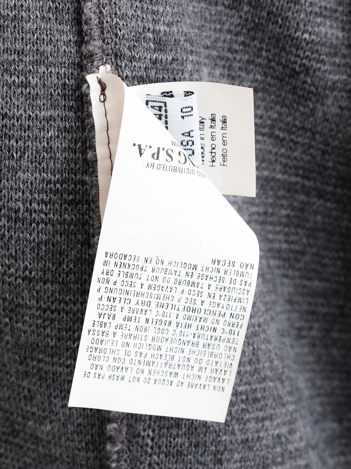 excellent class roberto cavalli gray wool women's coat with decorative trim