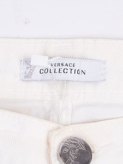 Versace Collection White Cotton Jeans Size XS Perfect Condition