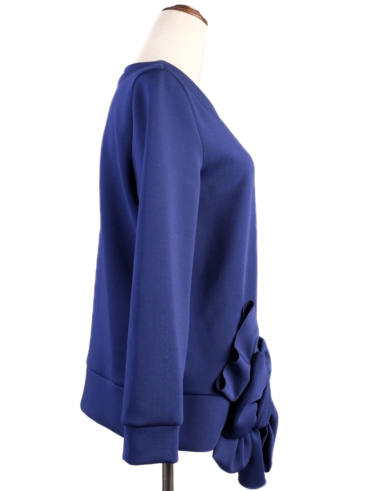 excellent victor&rolf purple bow sweatshirt women size m