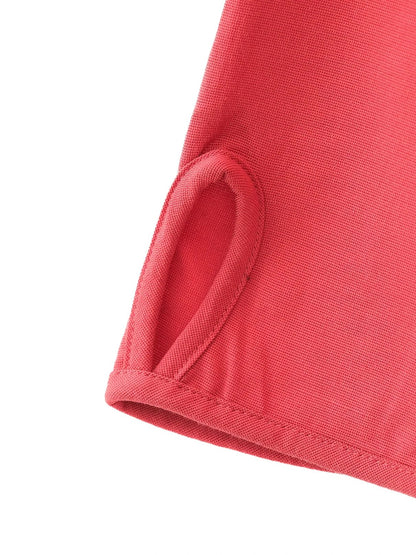 Excellent MaxCo Red Viscose Dress with Pockets Size L for Women