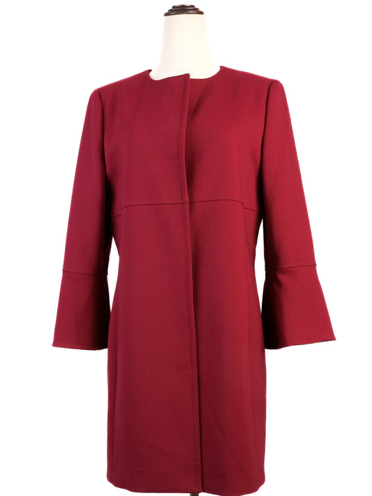 Marella Red Wool Coat Size M Excellent Condition