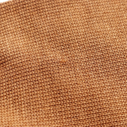 Hermes Chaine Dancre Cardigan Marron Brown Beige Silk Cashmere Silk 5e 2749df