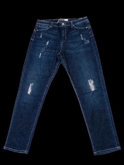sportmax blue distressed jeans size m excellent condition