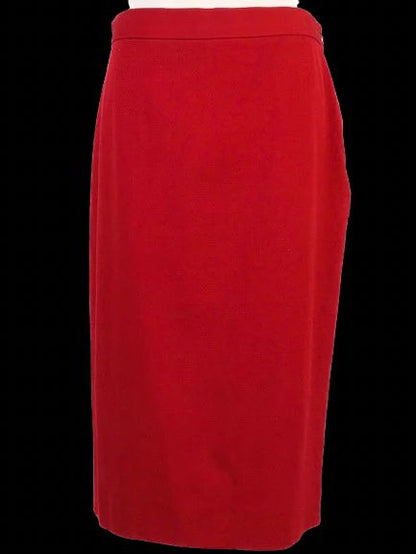 Excellent Moschino Cheap and Chic Red Cotton Skirt Size M