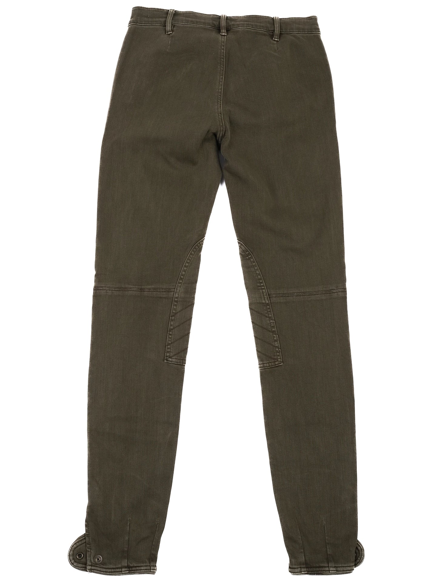 excellent polo ralph lauren olive green viscose pants size s