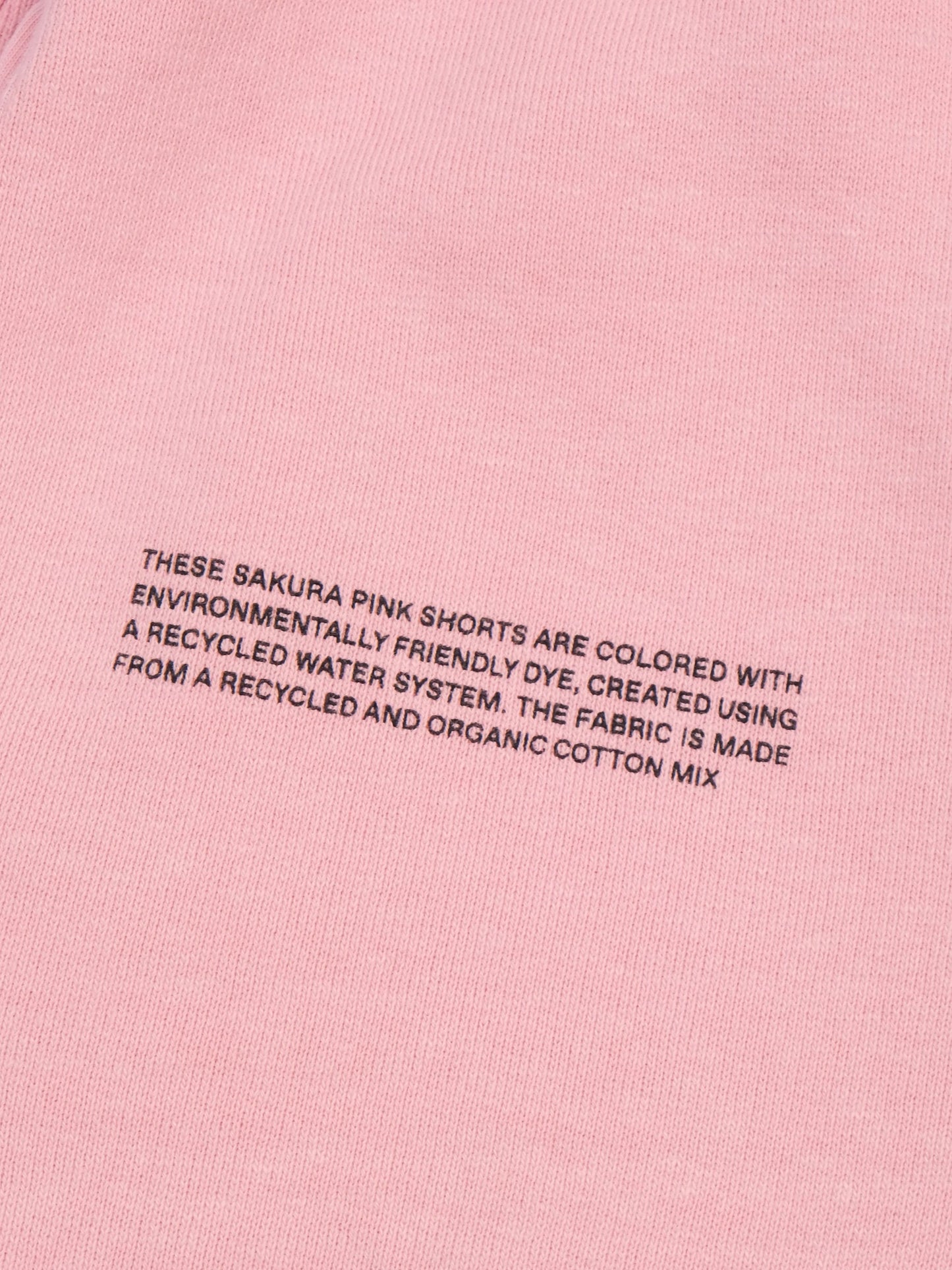 excellent pangaia pink cotton shorts xxs women's eco-friendly