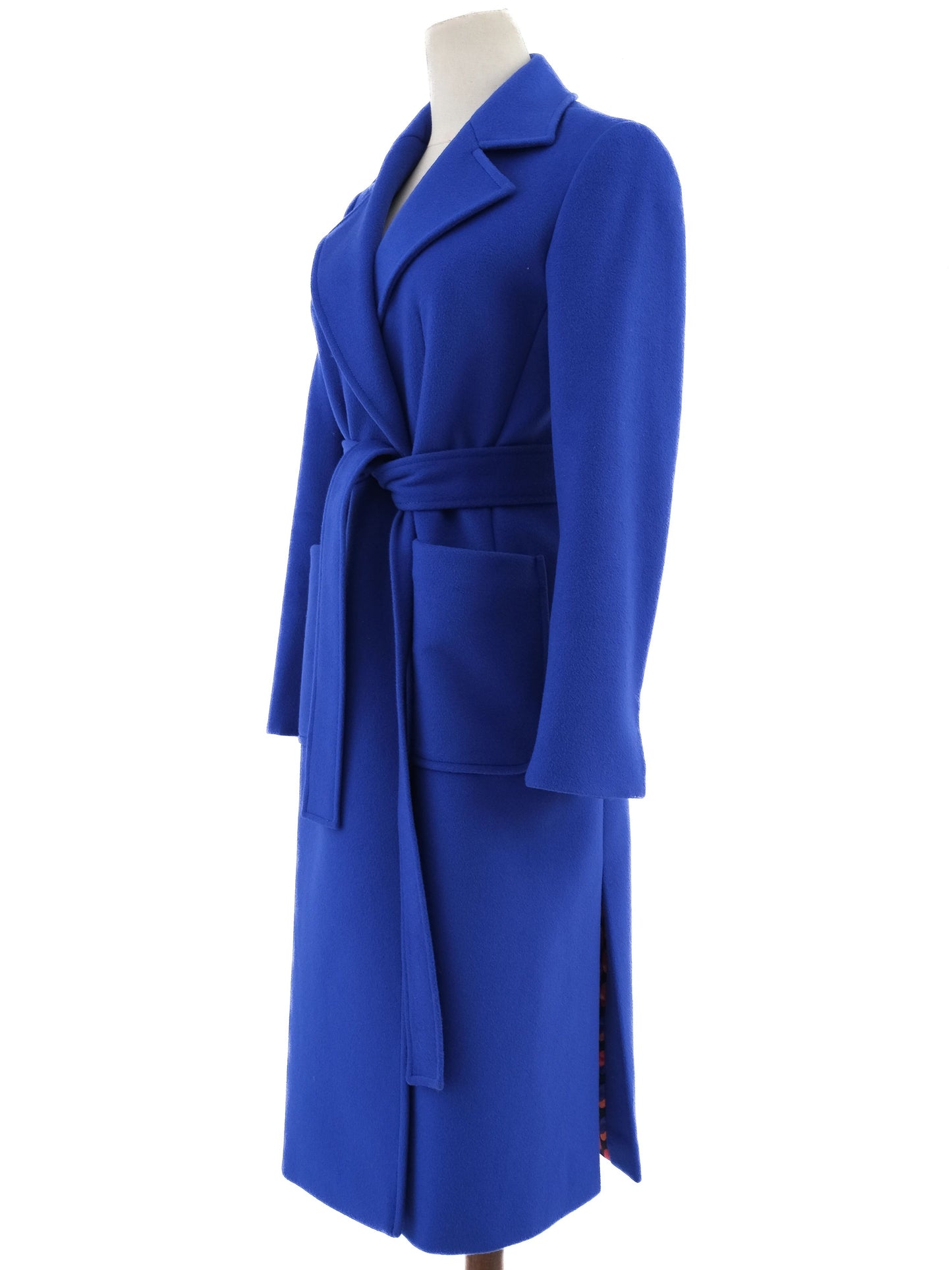 maxco women's blue wool coat xxs perfect condition