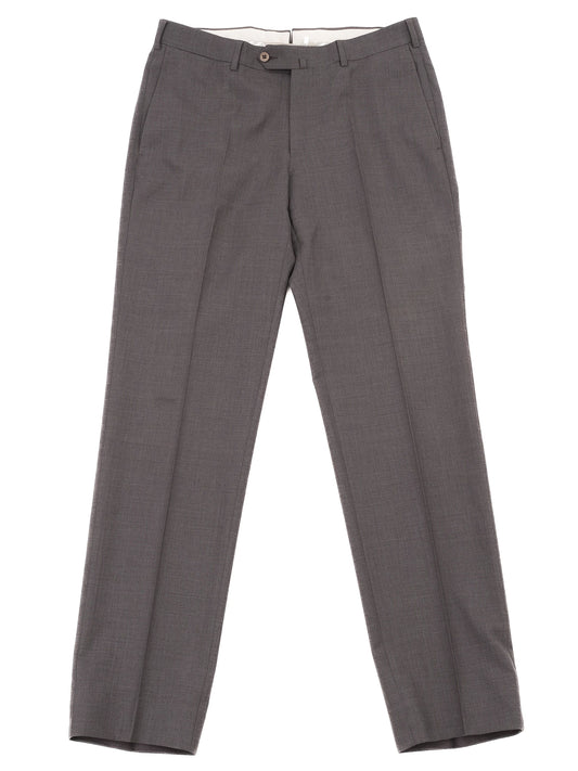 Excellent Ermenegildo Zegna Gray Wool Dress Trousers Size M