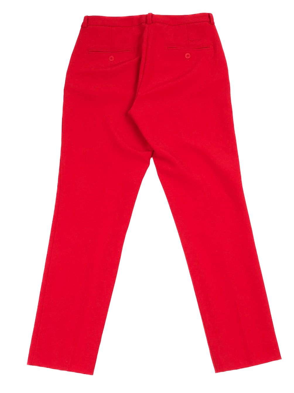 weekend maxmara excellent red cotton pants size s