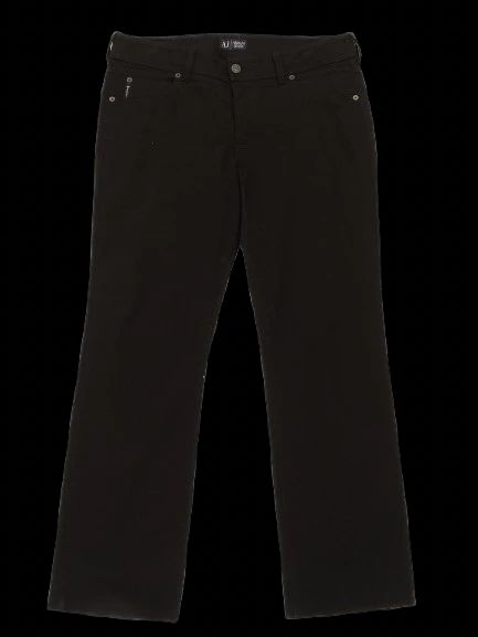 excellent condition black armani jeans size l women's elastane