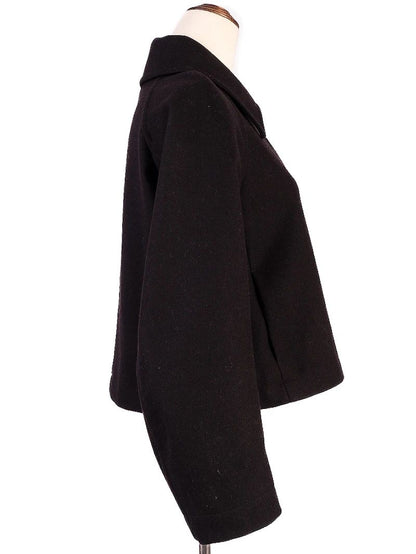 Max Mara Shine! Black Wool Jacket Women's Perfect Condition