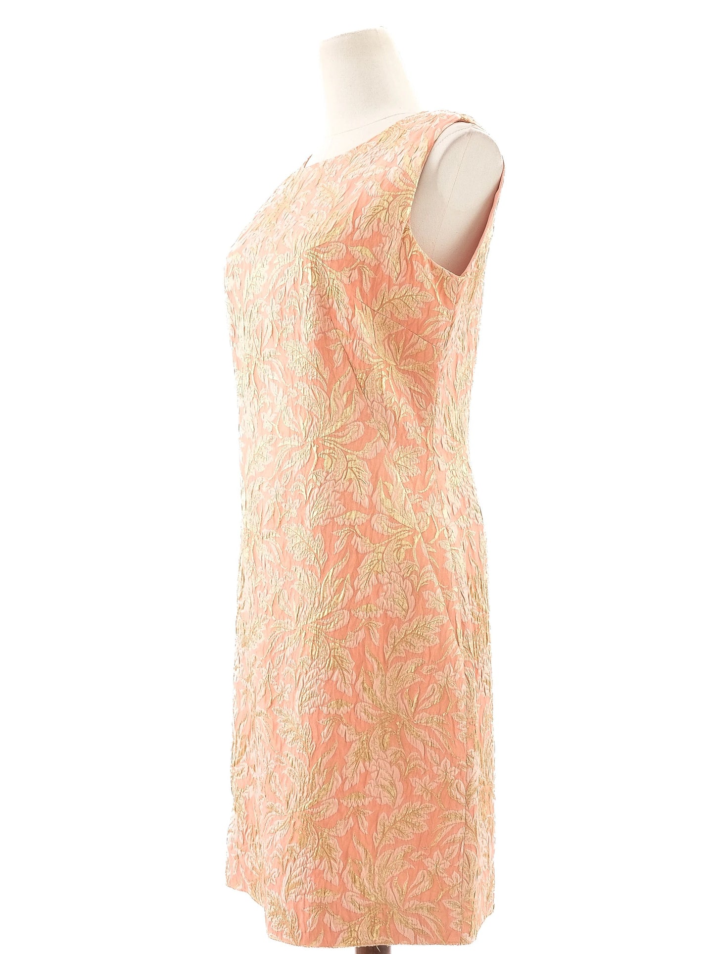 excellent dolce gabbana silk pink sleeveless dress size xl