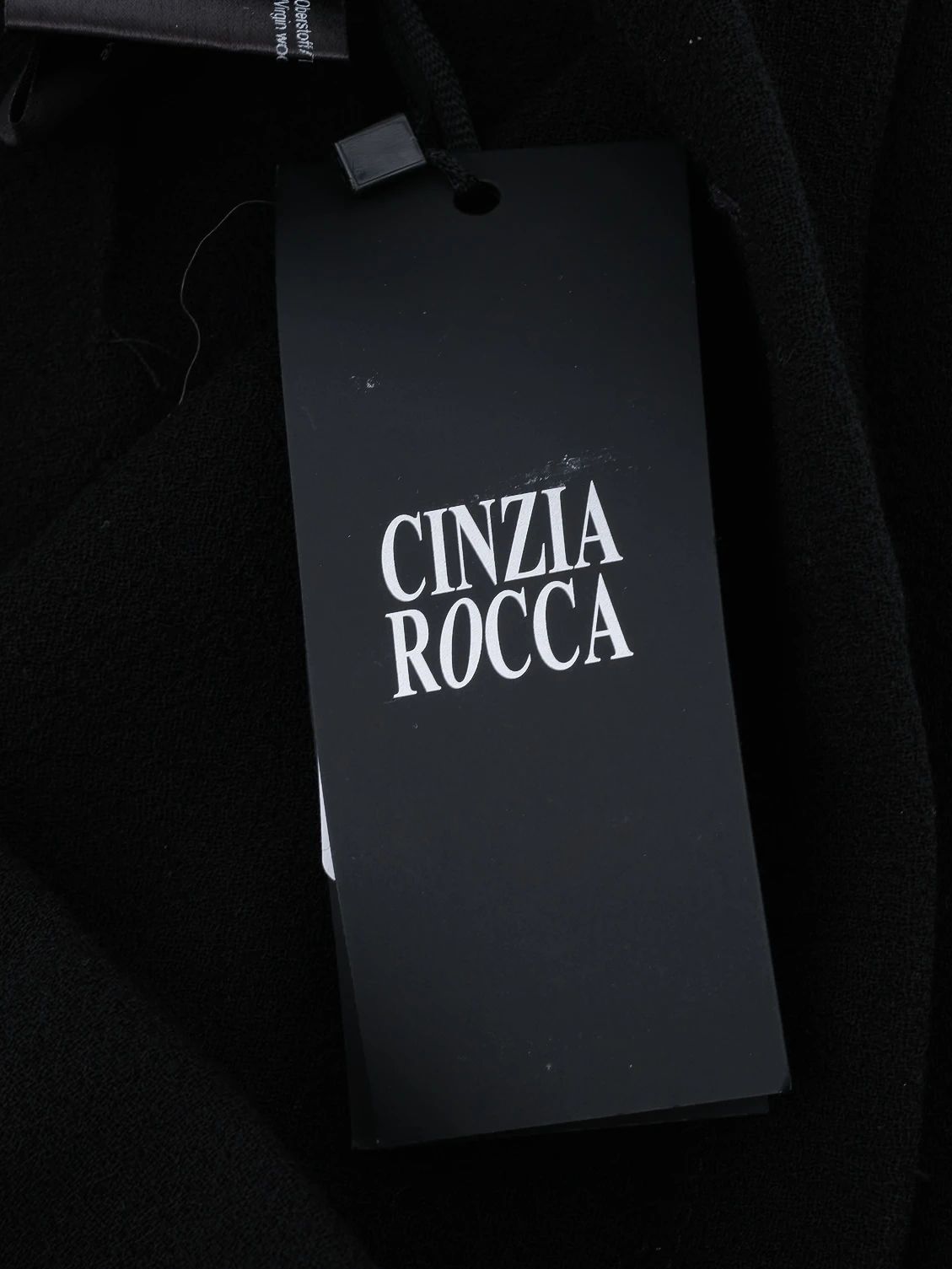 new cinzia rocca black wool pants size l tailored fit