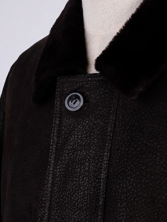 Good Bugatti Orange Leather Coat Size XL for Men