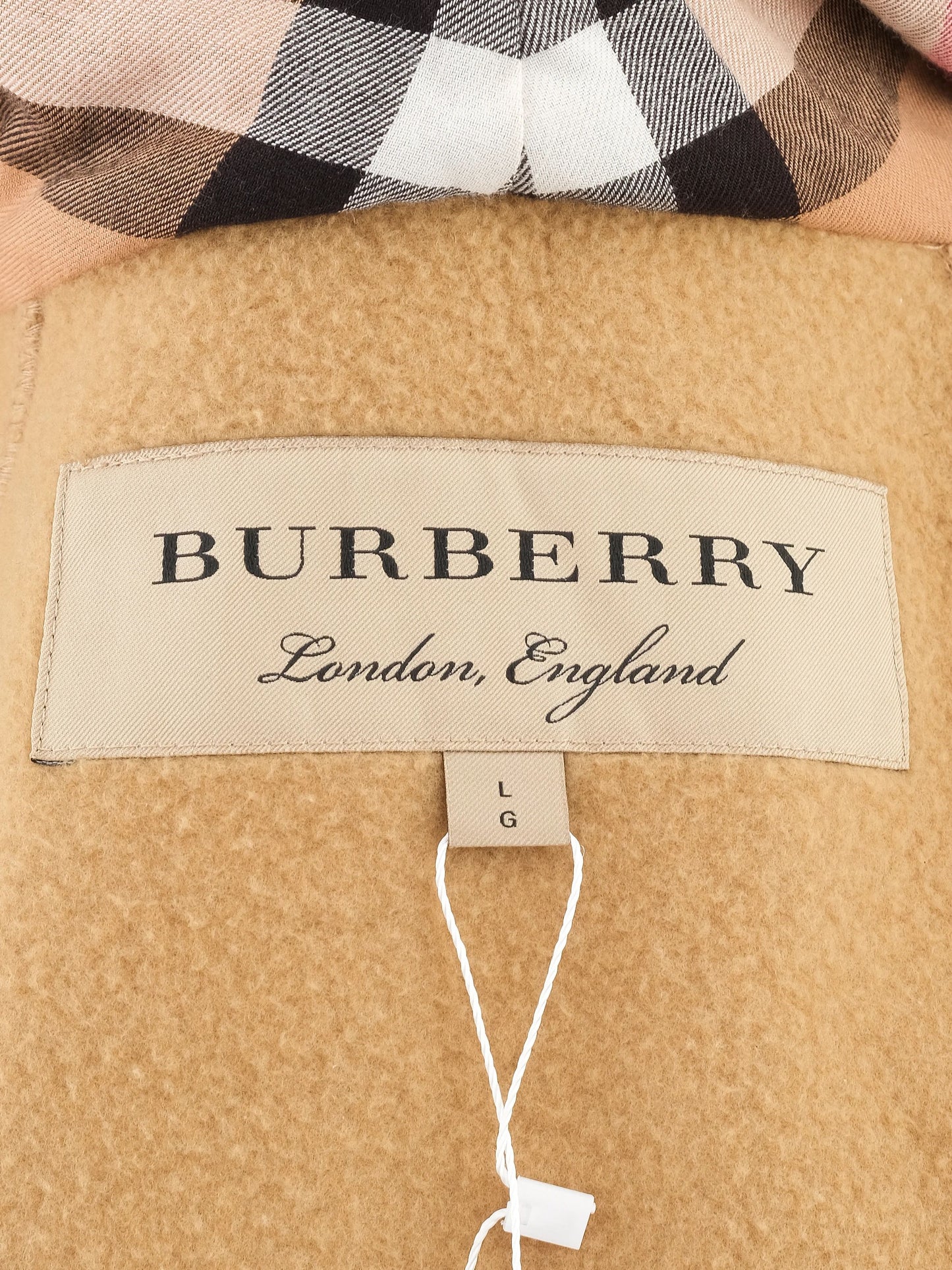 burberry orange zip-up hoodie l excellent condition women