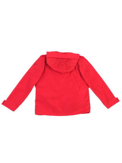 Excellent Burberry Red Hooded Jacket for Kids Size 10