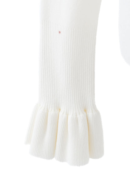 Excellent Cos White Long Sleeve Sweater Size S Viscose High Neck